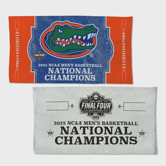 NCAA Division 1 Basketball Champions Florida Gators Final Four West Champions Full Color Locker Room Towel