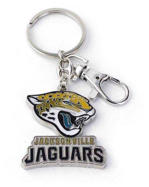 NFL Jacksonville Jaguars Aminco Team Logo Heavyweight Keychain