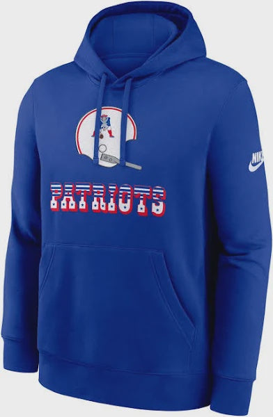 New England Patriots Best Season Rewind Club Pullover Hoodie Nike Men's