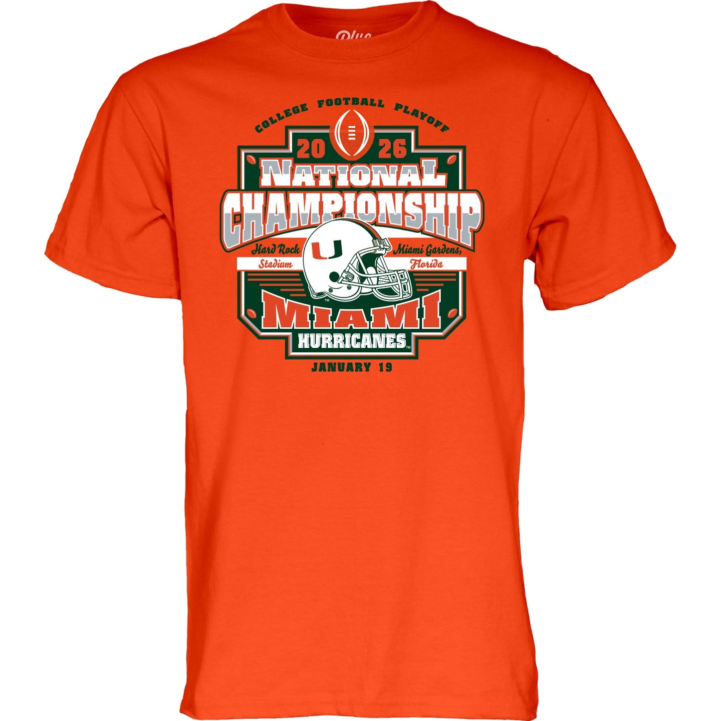 Miami Hurricanes CFP National Championship Orange 2026 Shirt