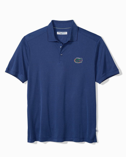 Florida Gators Men's Tommy Bahama Royal  Bay Stripe IslandZone Polo