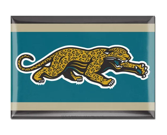 Jacksonville Jaguars Wincraft Classic Logo Metal Magnet 2.5X3.5 Prowler Logo