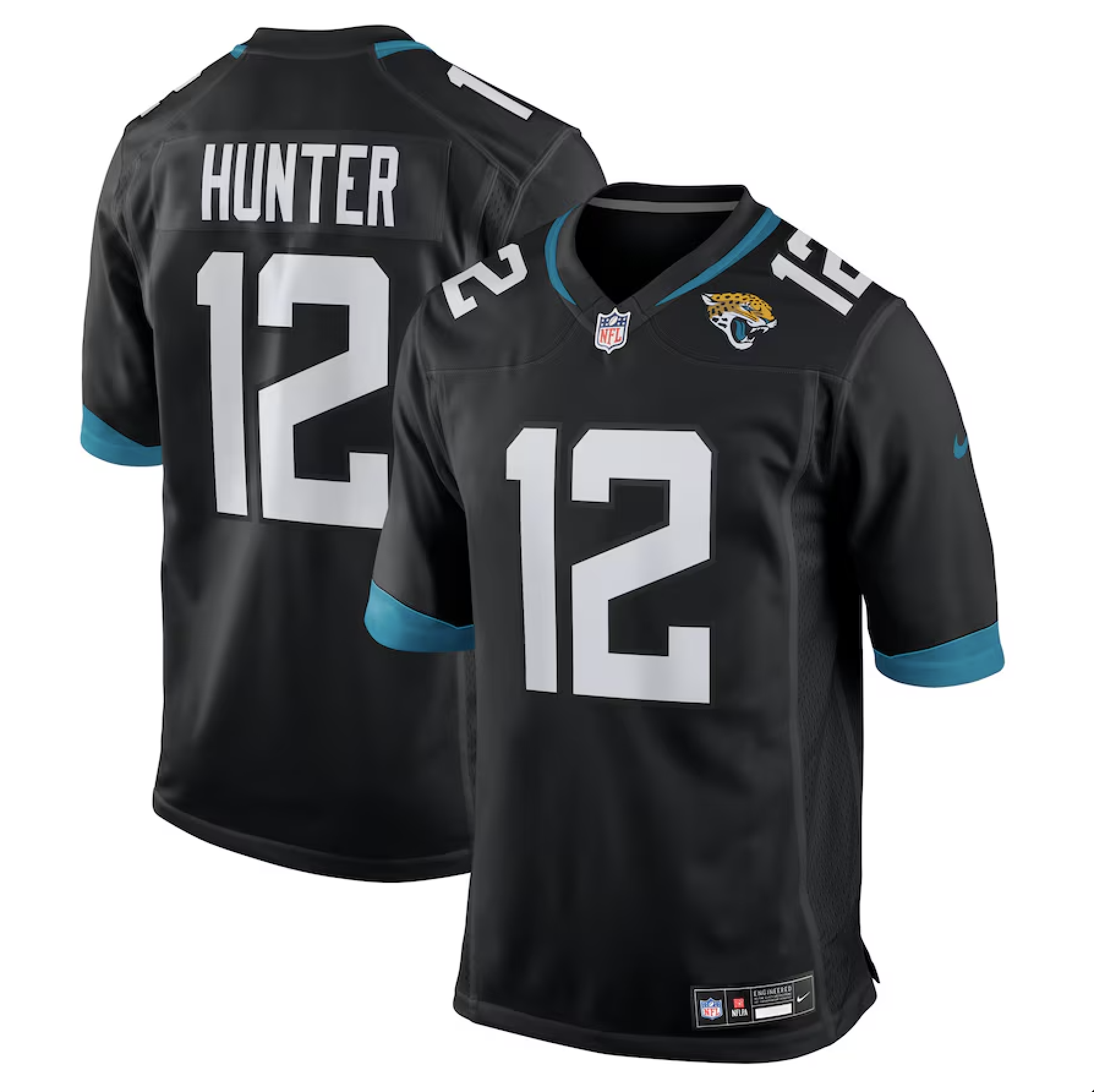 Jacksonville Jaguars Travis Hunter Nike Black 2025 Game Jersey