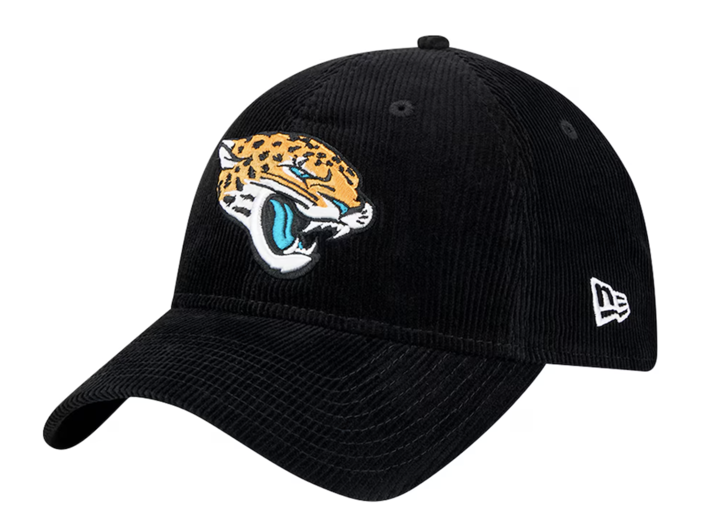 Jacksonville Jaguars New Era Black Corded 9TWENTY Adjustable Hat