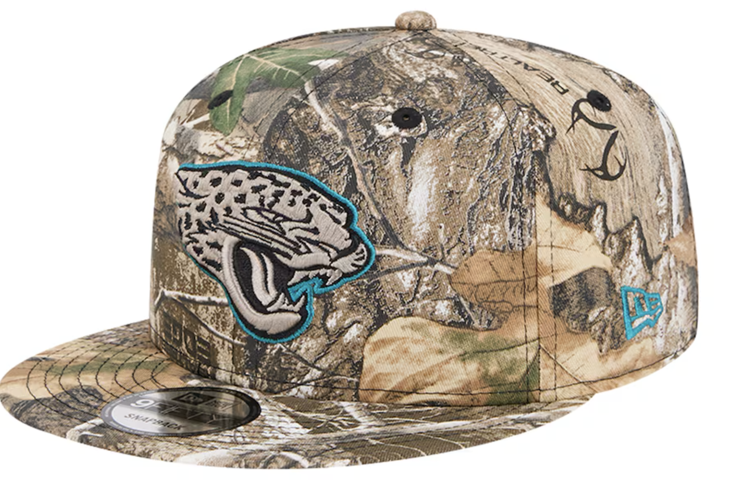 Men's Jacksonville Jaguars New Era Realtree Camo Active 9FIFTY Snapback Hat