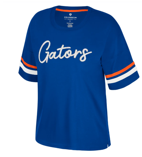 University of Florida Gators Ladies Realist Oversized Sequins Tee