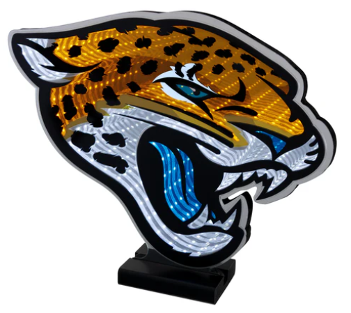 Jacksonville Jaguars Sporticulture LED Infinity Logo Light - officially licensed fan gear