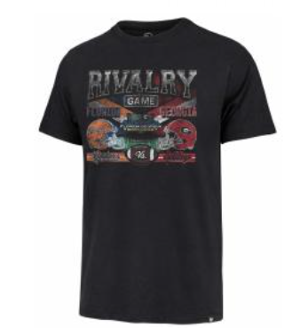 FLORIDA/GEORGIA RIVALRY FLINT BLACK EVENT REGIONAL FRANKLIN TEE