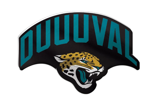 Jacksonville Jaguars Wincraft DUUUVAL Acrylic Auto Emblem