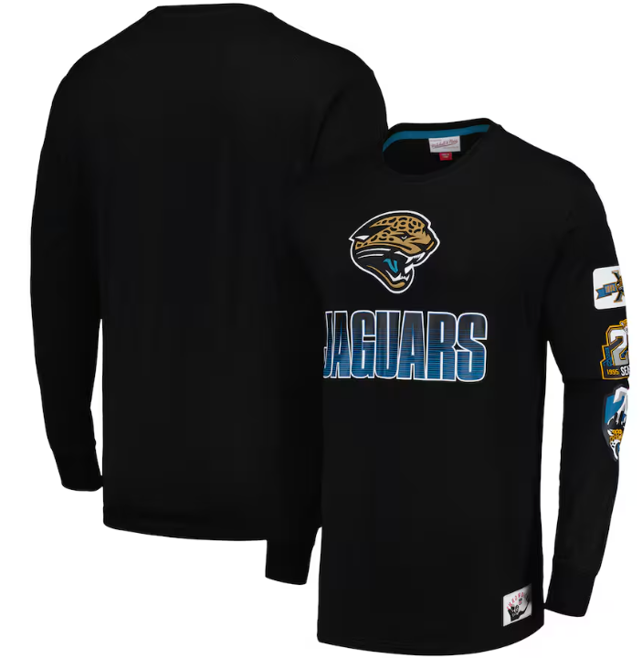 Jacksonville Jaguars Mitchell & Ness Men's All Over Long Sleeve