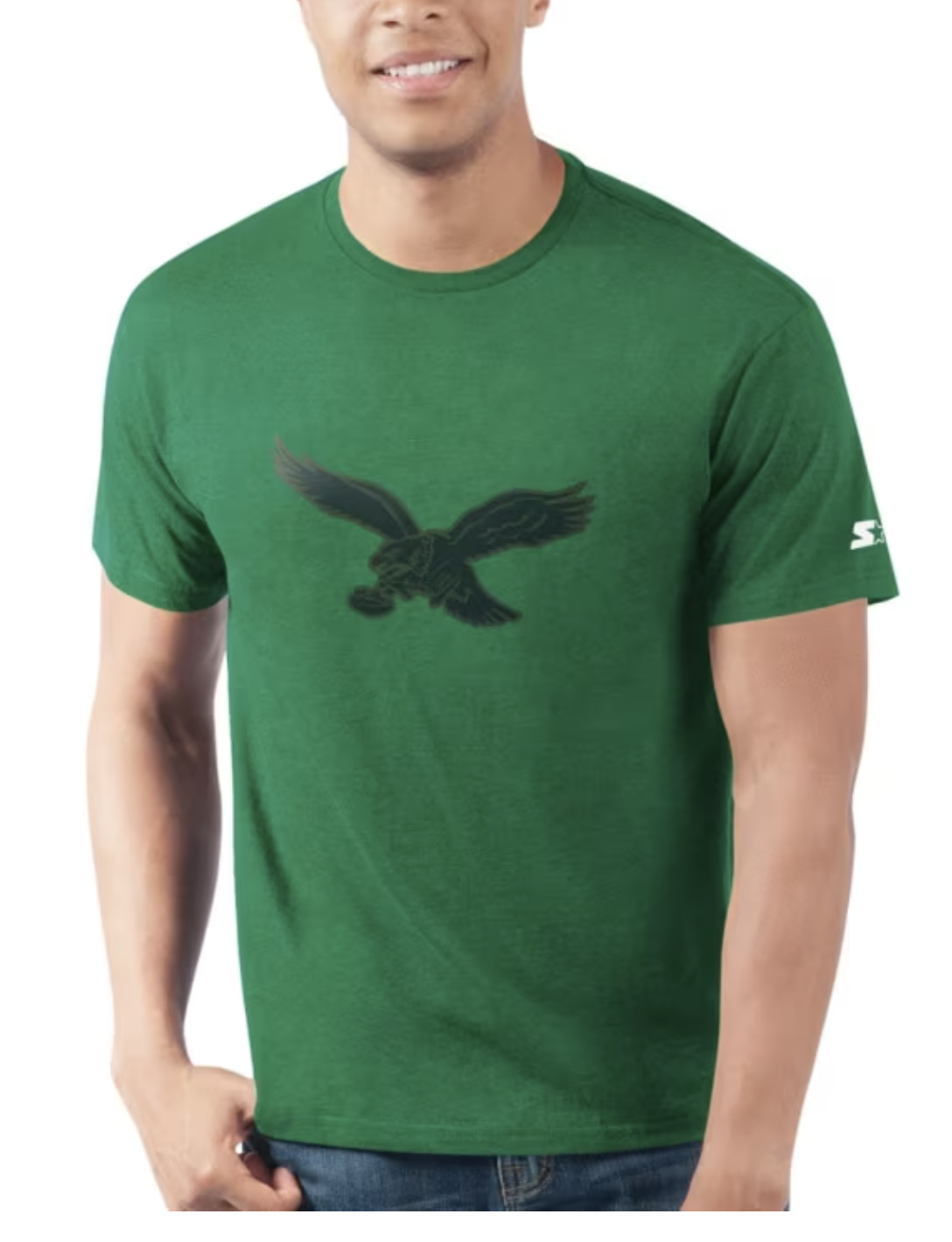 Philadelphia Eagles Kelly Green TONAL LOGO Short Sleeve T Shirt Starter