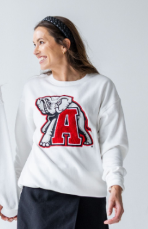 University of Alabama Mascot Chenille Comfort Crew