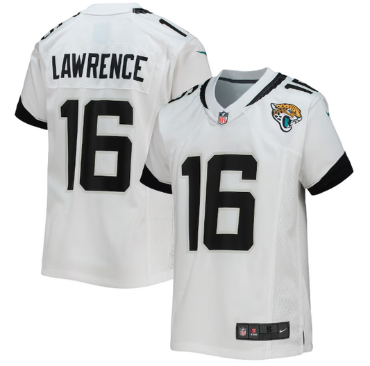 Jacksonville Jaguars Trevor Lawrence  Nike Youth Game Jersey - White