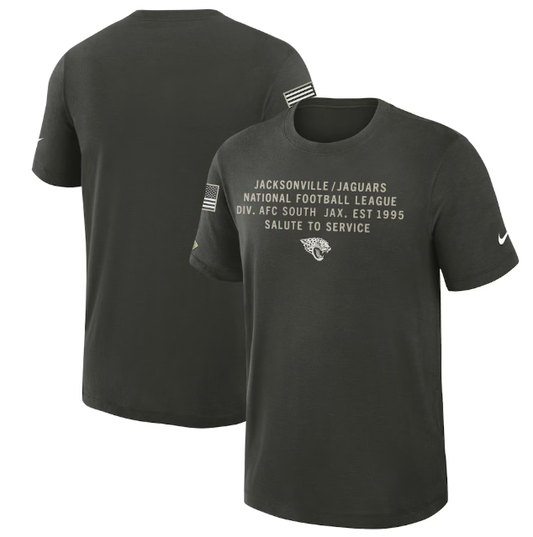 NFL-Jacksonville Jaguars-Men's Nike Short Sleeve Slub Crew Tee-FG