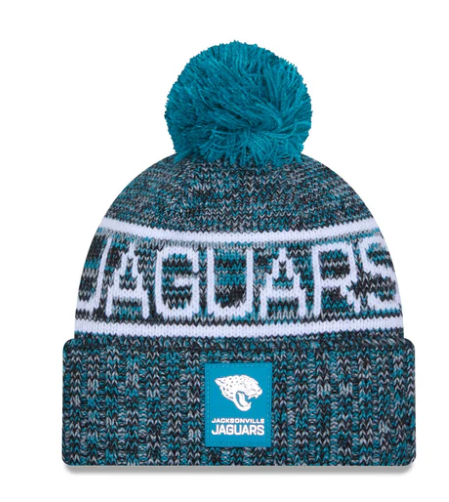 Jacksonville Jaguars New Era 2025 Sideline Beanie - officially licensed fan gear
