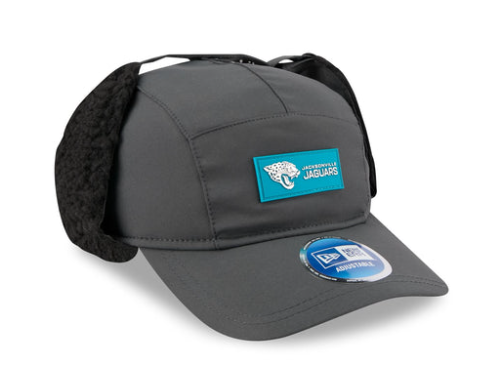 Jacksonville Jaguars New Era 2025 Sideline cold Weather Ste7el Clouds Runner Dogear - officially licensed fan gear