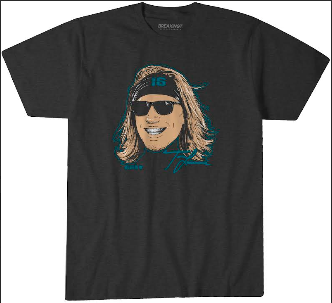 Jacksonville Jaguars Trevor Lawrence Grill Swag Head