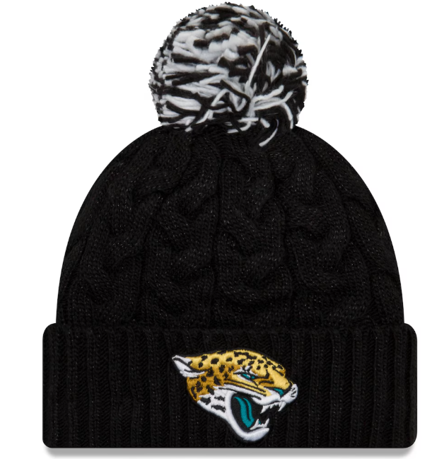 Jacksonville Jaguars New Era Women's Cozy Cable Cuffed Knit Hat