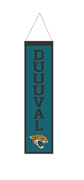 Jacksonville Jaguars Wincraft Duuuval Wool Banner - officially licensed fan gear