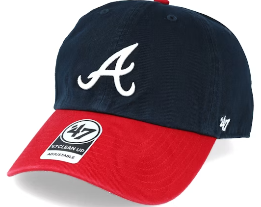 Atlanta Braves MLB '47 Brand Clean Up Adjustable Hat - officially licensed fan gear