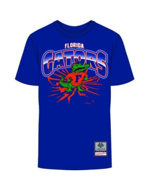 NCAA University of Florida Gators Earthquake Blue Tee - officially licensed fan gear