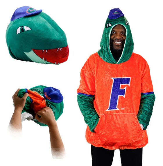 University of Florida Albert Snugible 2-in-1 Blanket Hoodie & Pillow - officially licensed fan gear
