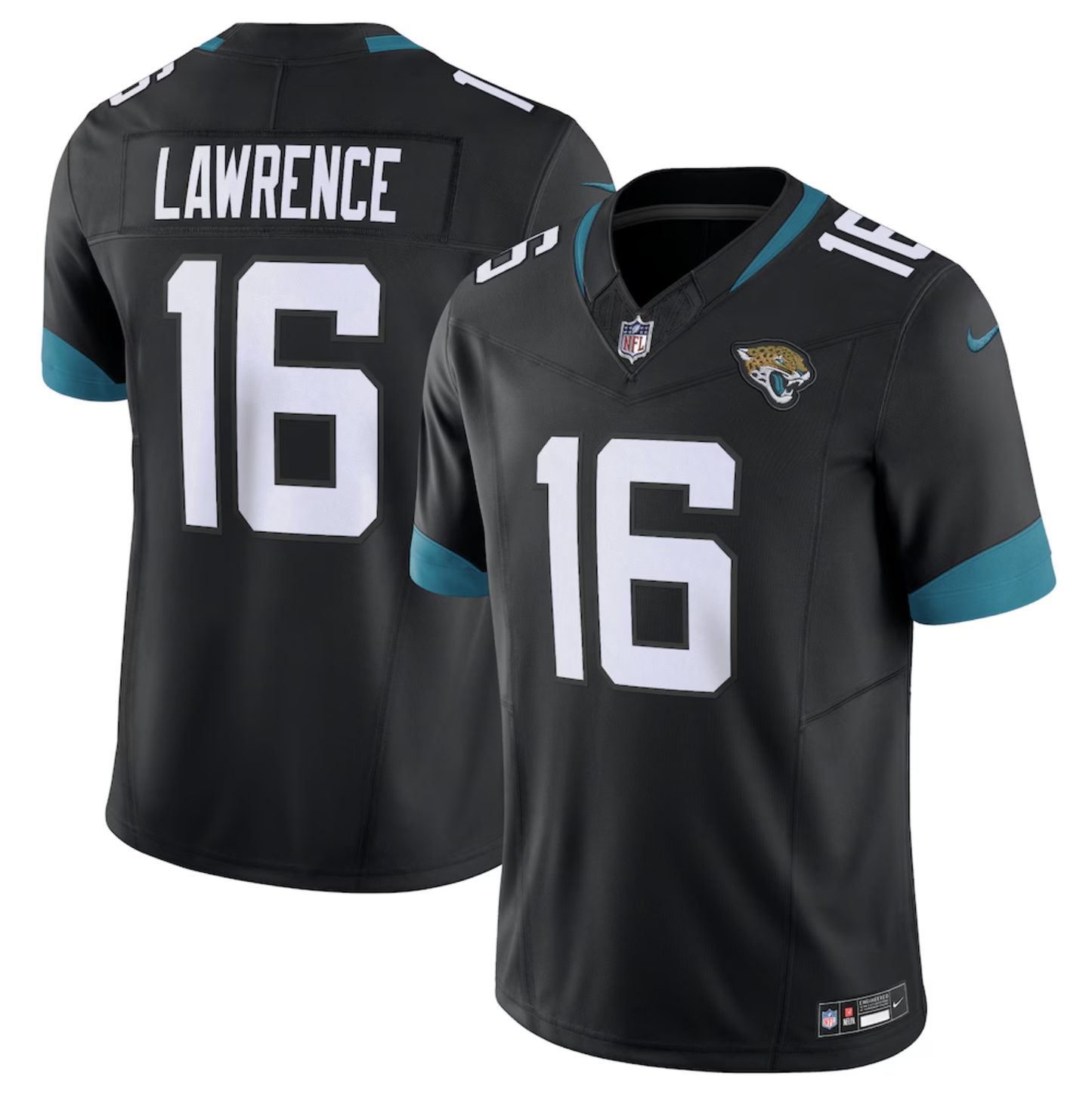 Jacksonville Jaguars Trevor Lawrence Nike Black Vapor F.U.S.E. Limited Jersey - officially licensed fan gear