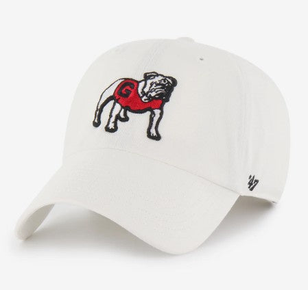 UNIVERSITY OF GEORGIA BULLDOGS WHITE 47 CLEAN UP