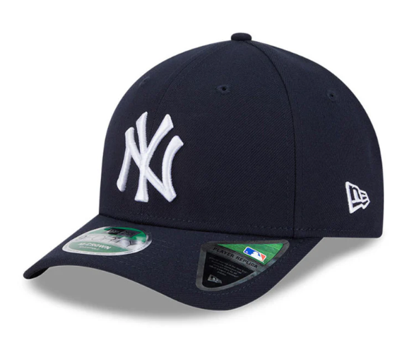 New Era 9FORTY New York Yankees Player Replica Adjustable Snapback Cap Hat Navy - officially licensed fan gear