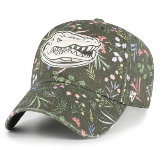 NCAA University of Florida Gators Ladies 47 Brand Moss Green Verbena Clean up