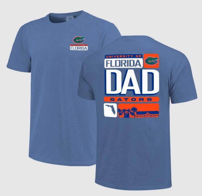 Florida Gators Image One Campus Squares Dad T-Shirt
