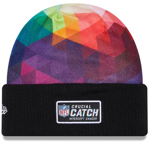 Jacksonville Jaguars 2023 New Era Crucial Catch Cuffed Knit Beanie