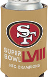 WinCraft San Francisco 49ers 2023 NFC Champions 12oz. Can Cooler
