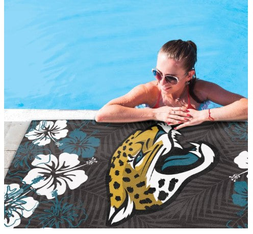 NFL Jacksonville Jaguars Spectra Beach Towel 30" x 60"