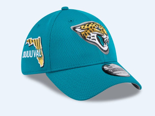 2024 NFL Jacksonville Jaguars Draft 39Thirty Teal Stretch-Snap New Era