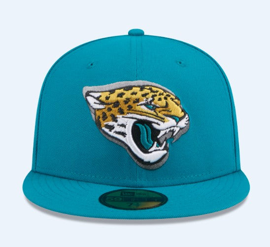 2024 NFL Jacksonville Jaguars Draft 59Fifty Teal Fitted New Era