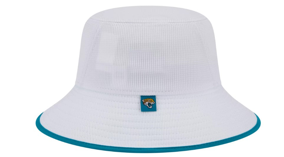 Jacksonville Jaguars New Era 2024 Training Camp Bucket Hat - Teal Trim