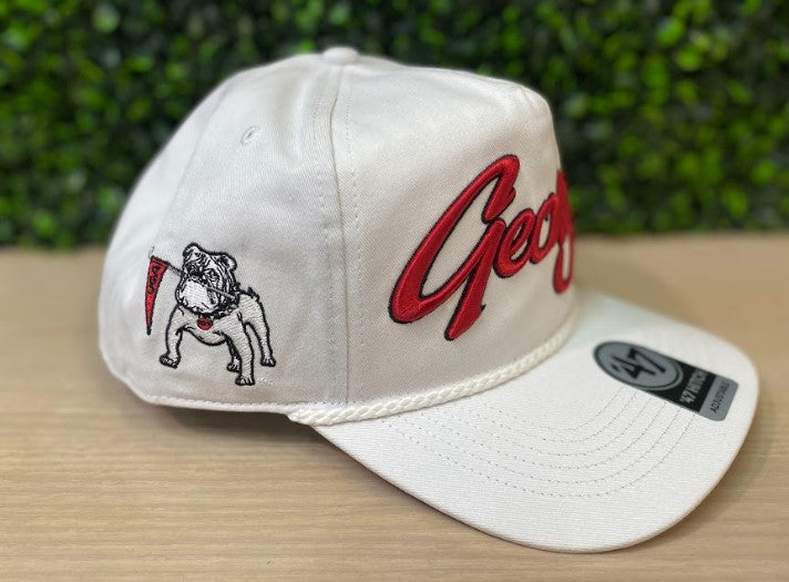 Men's 47 Brand Georgia Bulldogs Overhand Hitch Cap