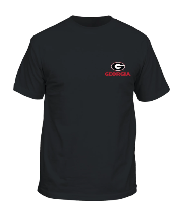 Georgia Bulldogs New World Graphics UGA Tall Mascot Tee