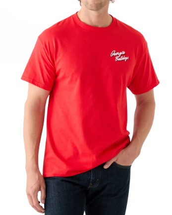 Georgia Bulldogs New World Graphics UGA Sketch Mascot Tee