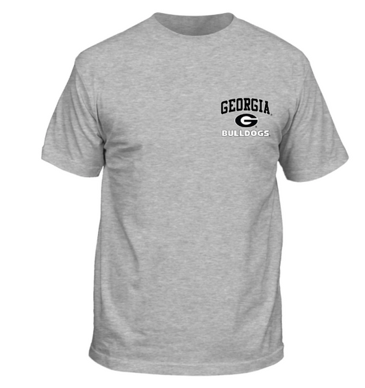 Georgia Bulldogs New World Graphics UGA 4 Boxes Tee