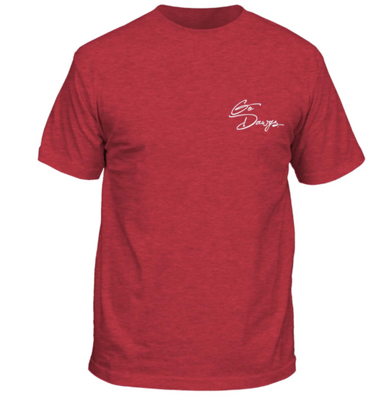 Georgia Bulldogs New World Graphics Ladies UGA Scripty State Tee