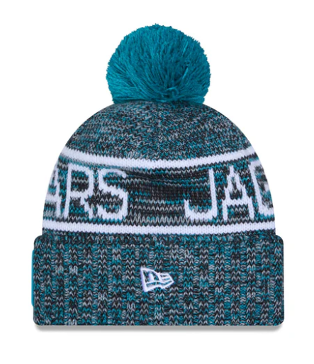 Jacksonville Jaguars New Era 2025 Sideline Beanie