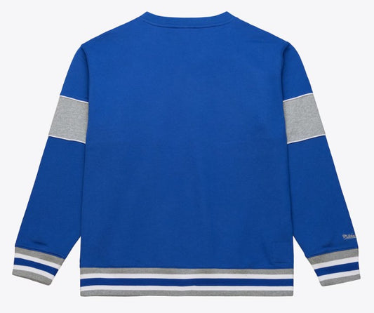 NCAA University of Florida Gators Florida Gators Royal/Heather Gray Fleece Crewneck Sweatshirt