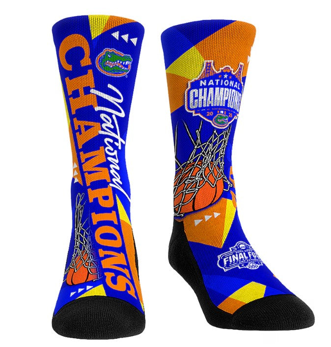Florida Gators National Champions 2025 Final Four Rock'Em Socks