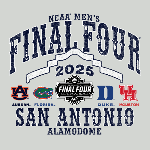 2025 NCAA Mens Final Four Tex Mex Four Team T-Shirt