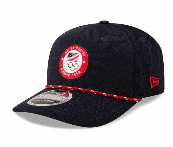 Team USA Era Olympics Navy 9Seventy stretch-snap cap with patriotic design and adjustable fit