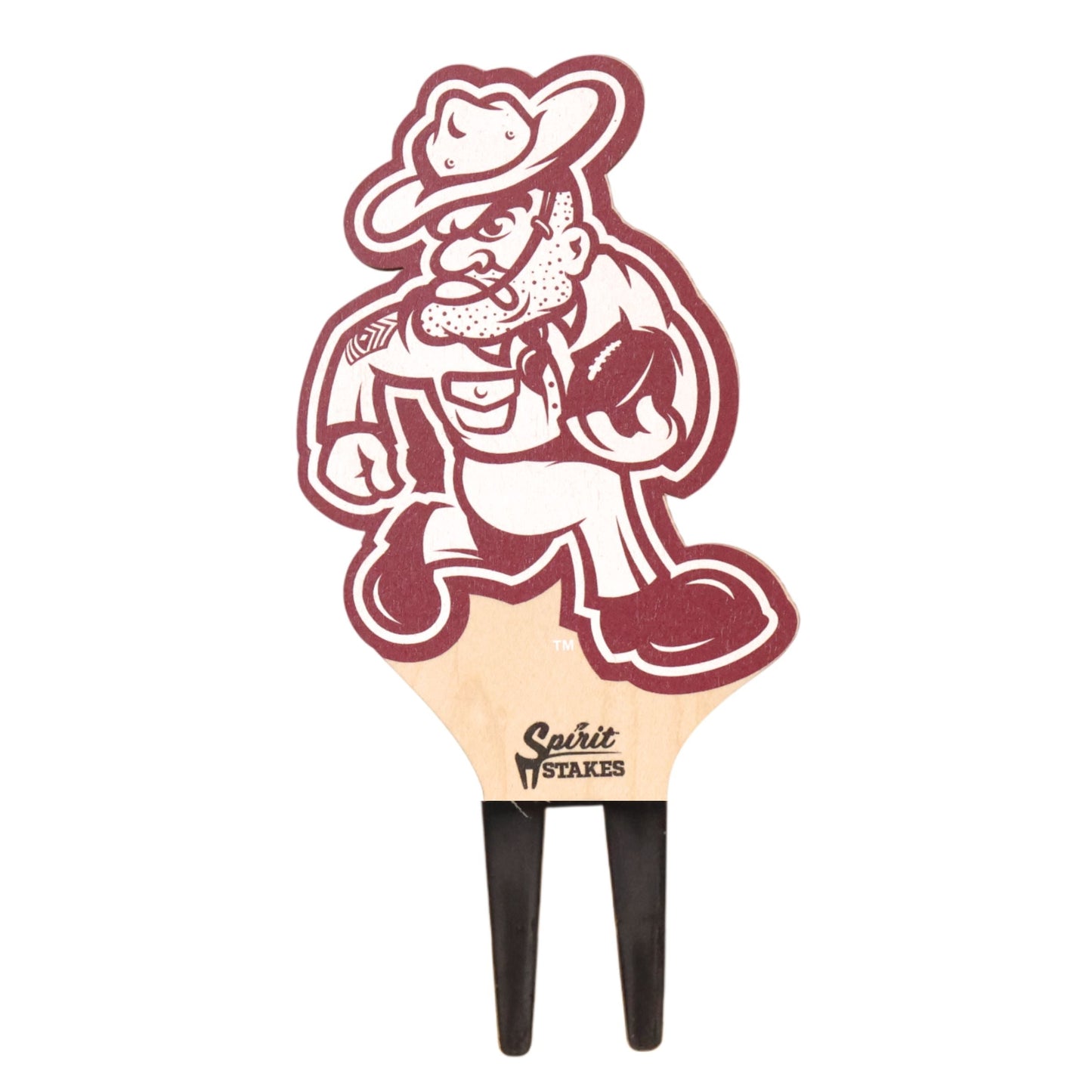 Texas A&M Football Sarge Color Plant Stake