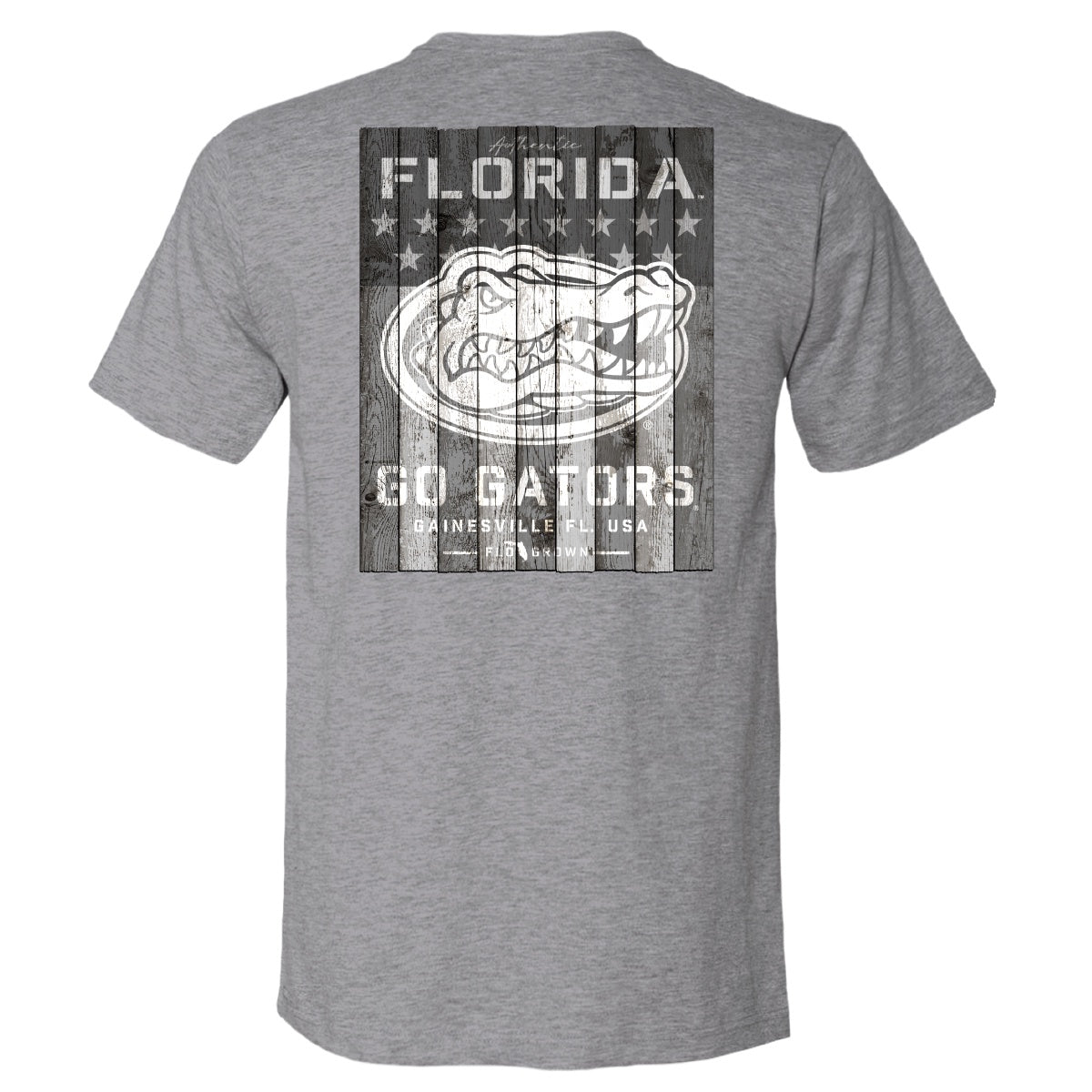 NCAA Florida Gators FloGrown Wood Flag Tee