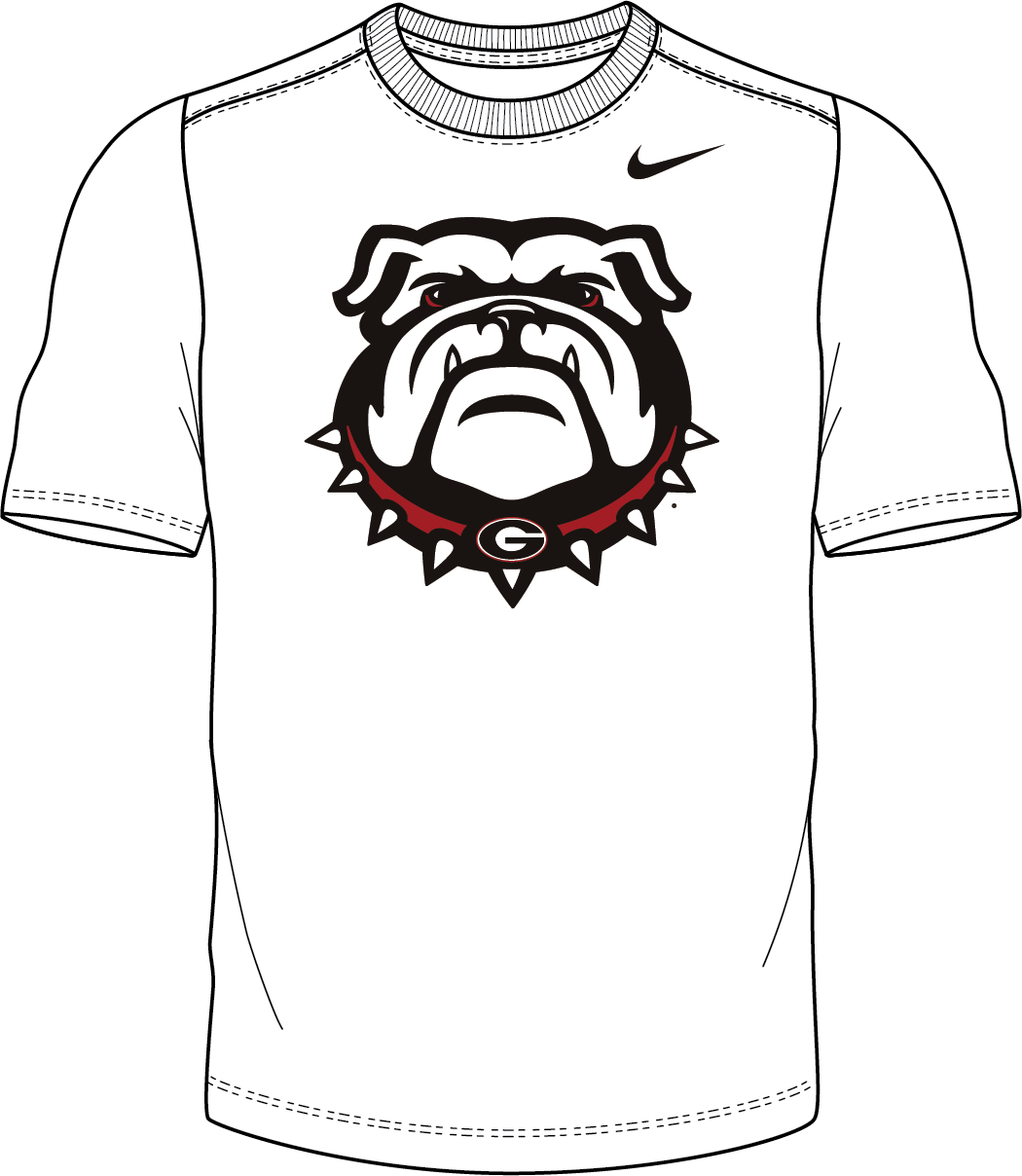 NCAA Georgia Bulldogs Nike Men's Legend Alternate Logo Tee (Alt Black)